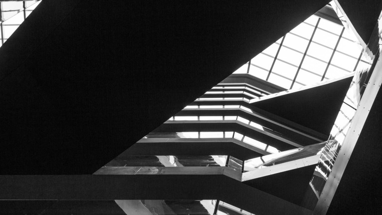 Interior of Building 11 in the Faculty of Engineering and Information Technology at the University of Technology Sydney