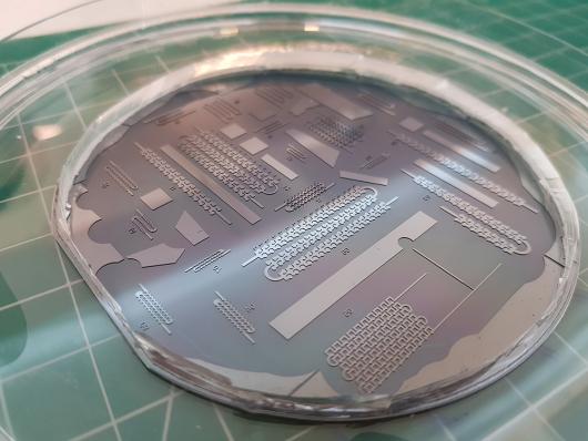 The mould of a new device to detect cancer cells.