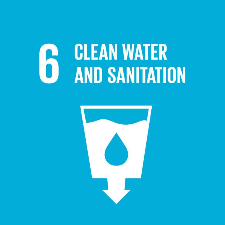 Blue background with text