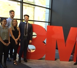 Capstone students present to 3M industry partners