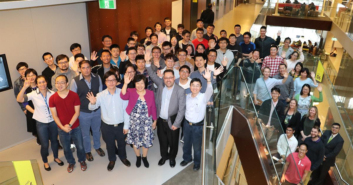 Group photo of AAII's staff and postdocs