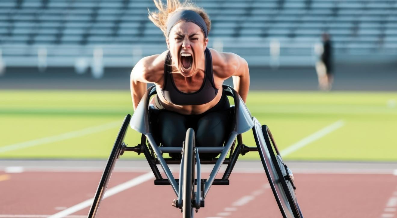 Wheelchair athlete