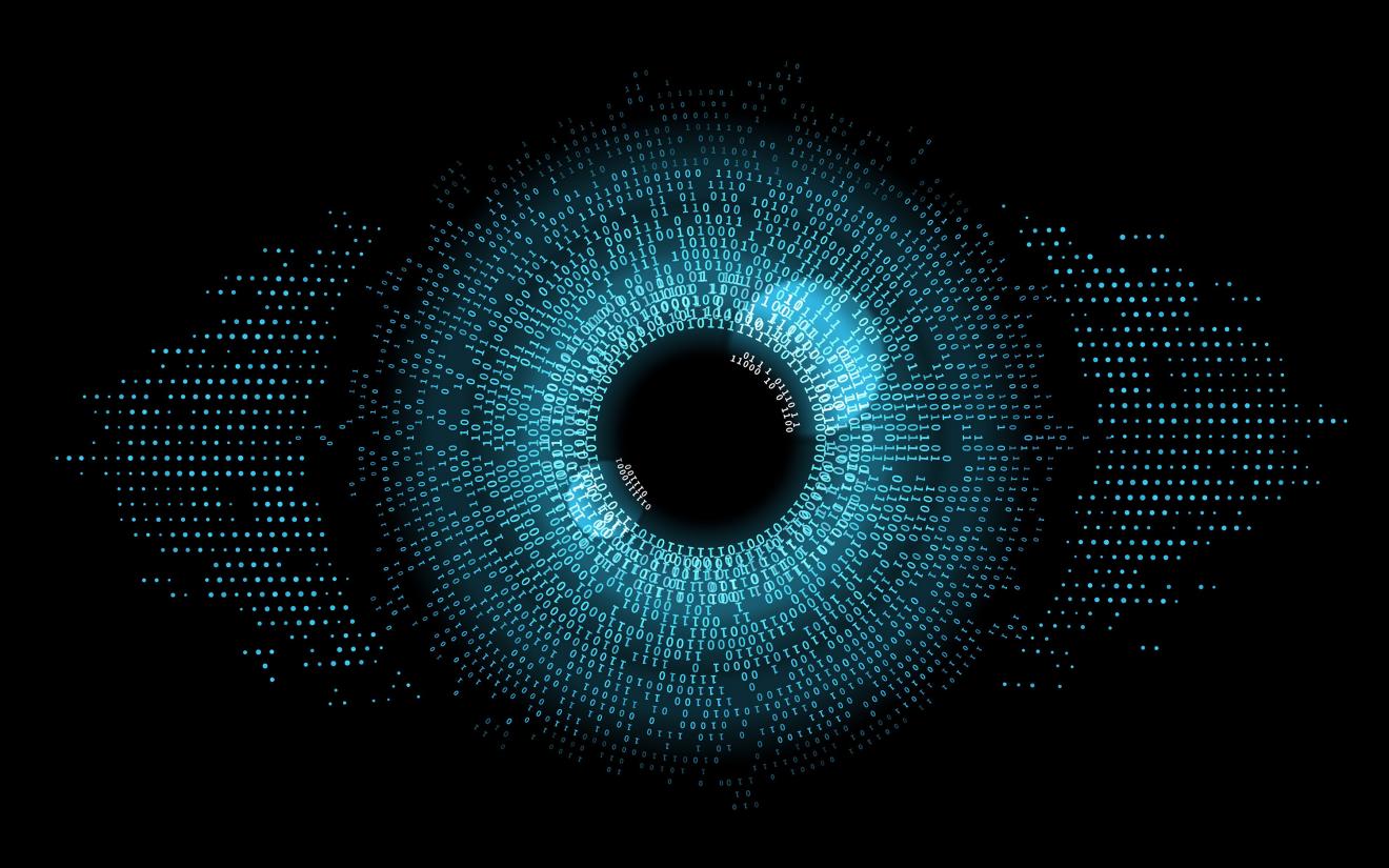 Graphic of computer code in the shape of an eye. Picture Vector Tradition/Adobe Stock