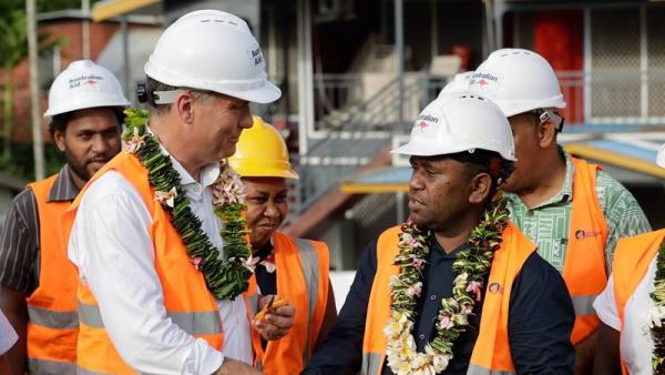 Richard Marles in the Solomon Islands