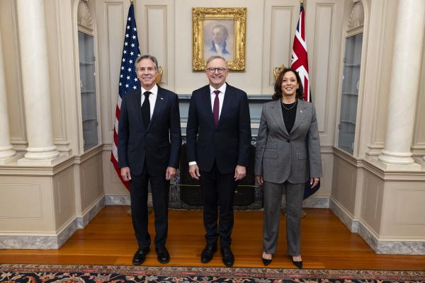 Secretary Blinken and Vice President Harris host a State luncheon in honor of Australian Prime Minister Anthony Albanese