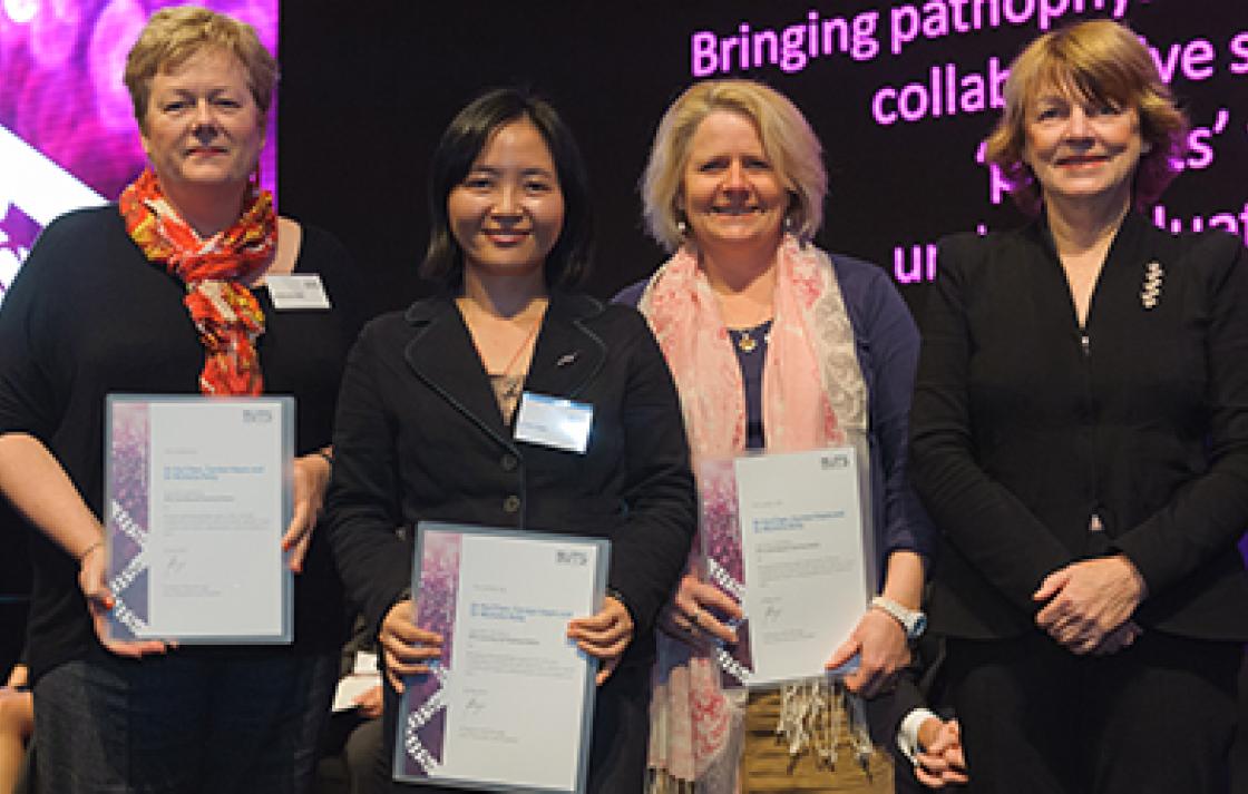 Dr Hui Chen, Carolyn Hayes, Dr Michelle Kelly and Professor Shirley Alexander