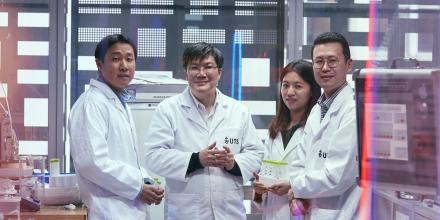 Research centre team in the lab