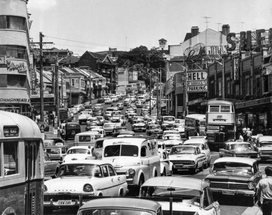 Traffic on Bayswater Road