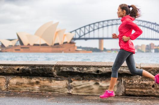 woman running in Sydney. Adobe Stock.