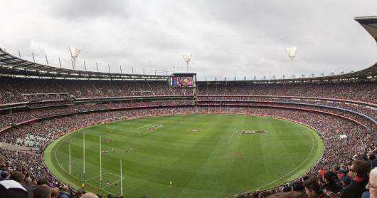 Panoramic view of Melbourne Cricket Ground