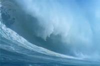 A tsunami wave