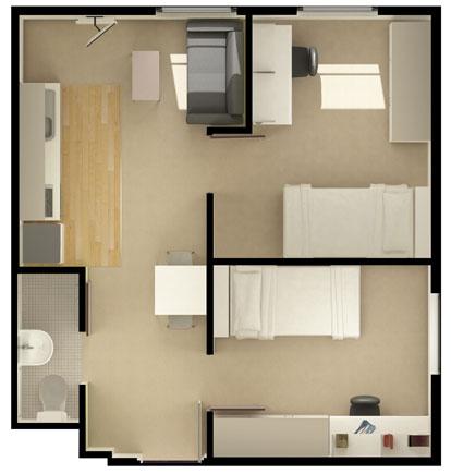 6 Bedroom Apartment