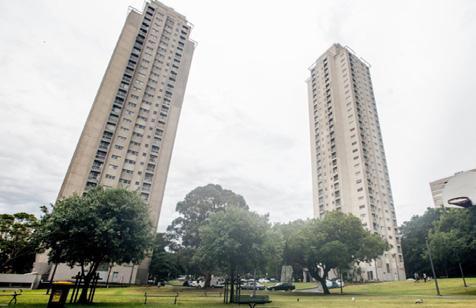 Two community tower block appartments 