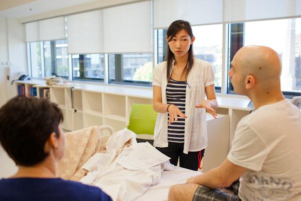 Role plays help students develop their patient communication skills