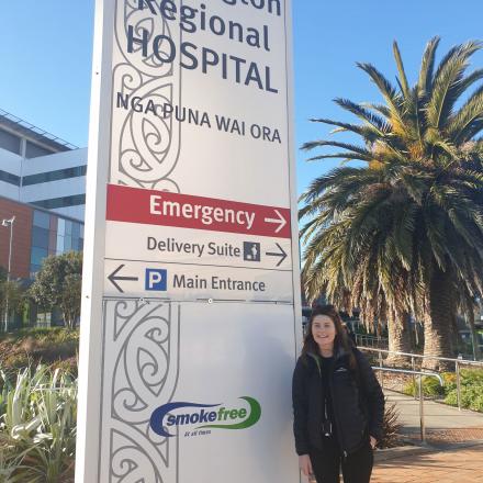 Cassie Geer at Wellington Regional Hospital