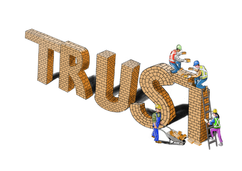 Trust under construction Illustration 