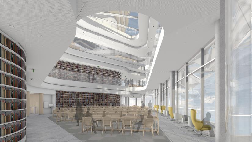Artist's impression of UTS Central Reading Room