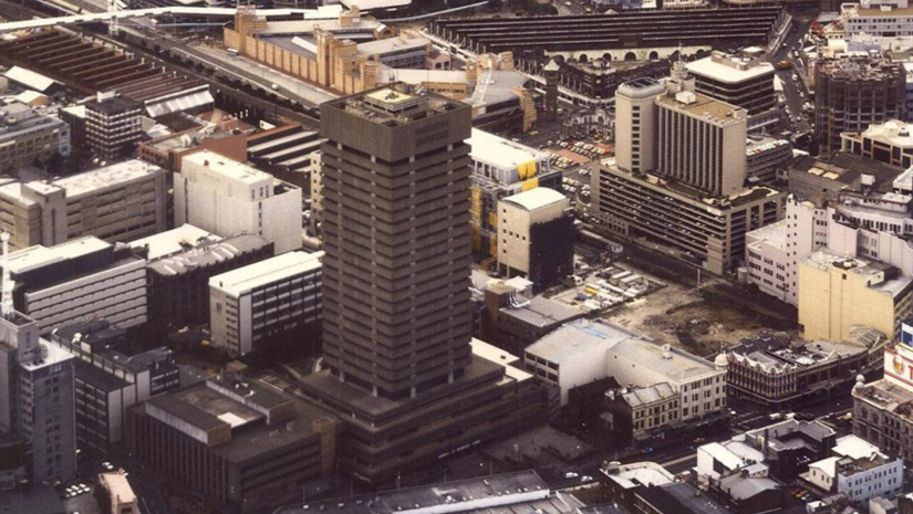 Aerial photo of UTS Building 1