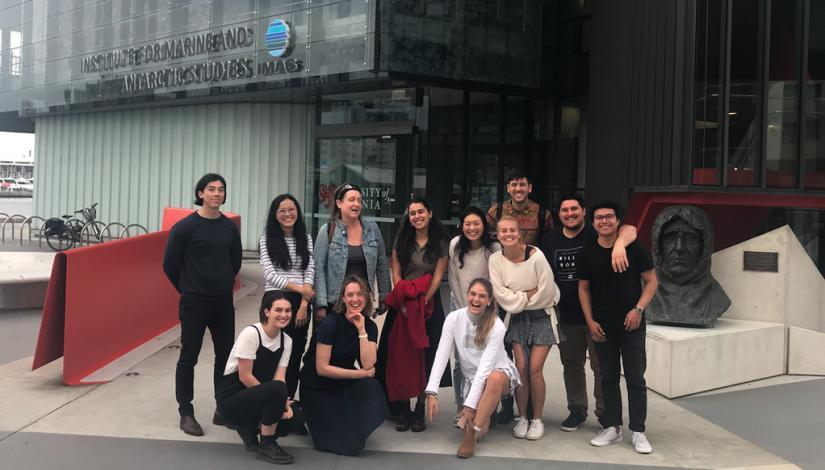 UTS Master of Architecture students outside IMAS