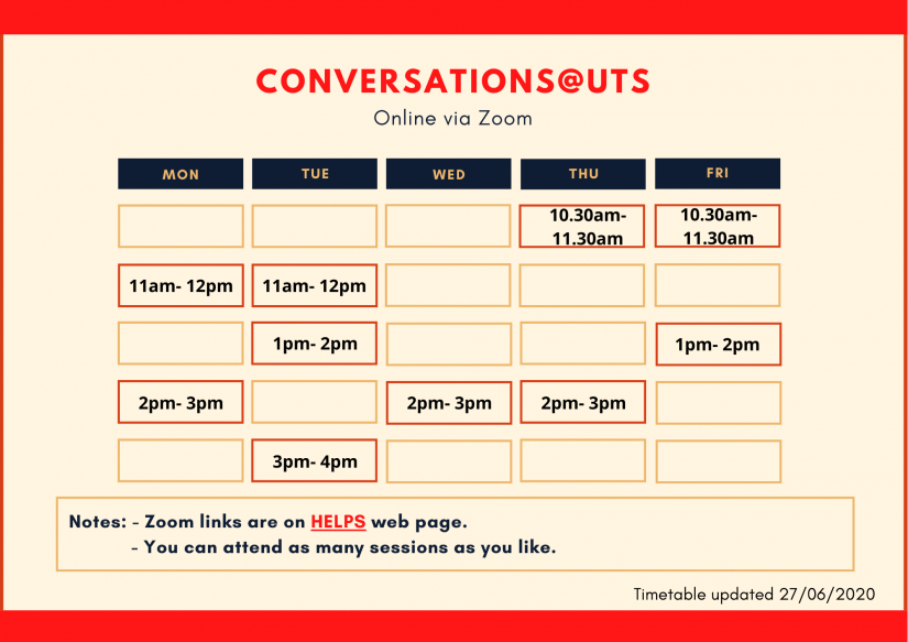 uts timetable