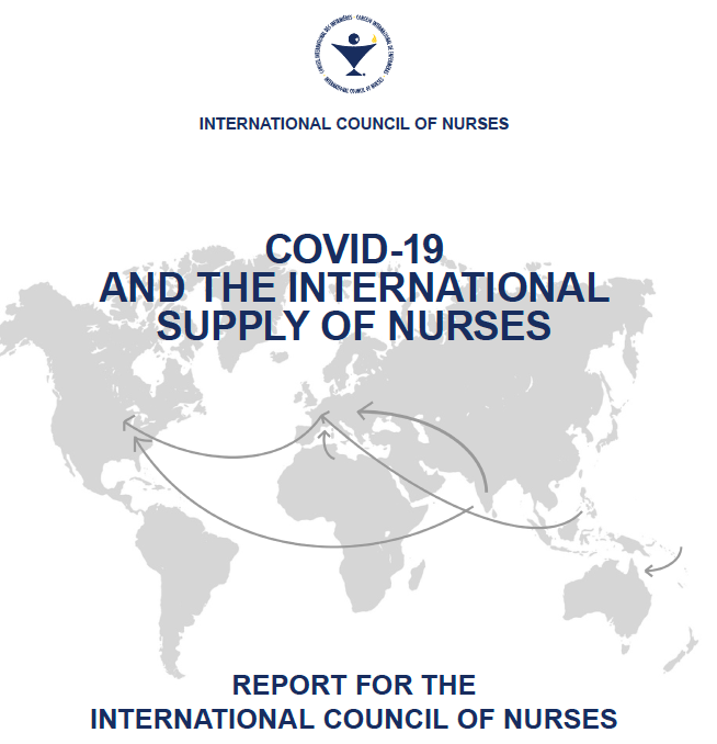 WHOCC poster for report regarding nursing availability in COVID