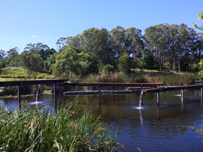 Recycled water at Sydney Park