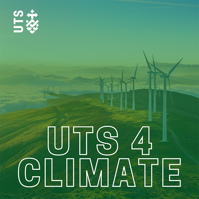 logo for ISF UTS4Climate podcast