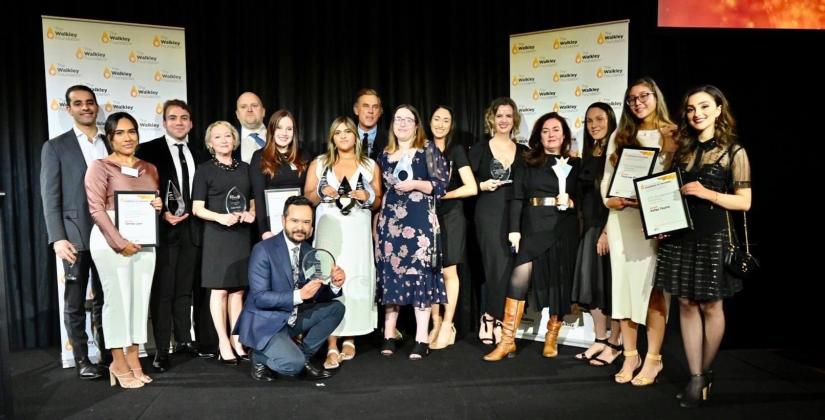 Walkley 2021 Award winners standing together