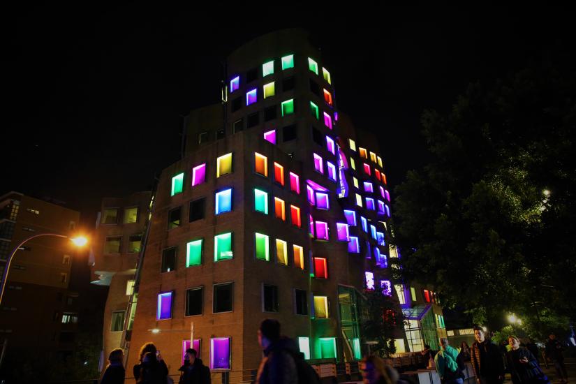 UTS Business School lit up for Vivid