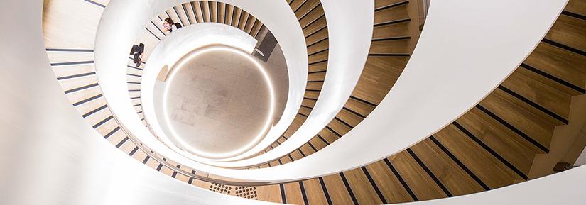 Photo of helix staircase at UTS