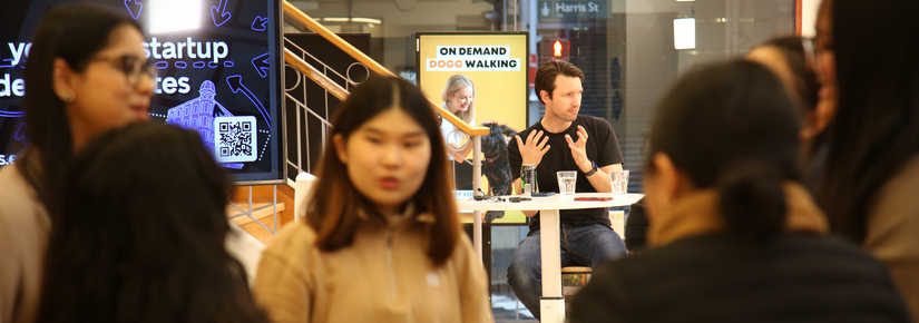 udiences have been gathering at UTS Startups @ Central on the corner of Harris St and Broadway in Ultimo, to be inspired by entrepreneurs sharing their stories as part of a weekly livestream series. Image credit - Aaron Ngan 