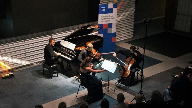 Australia Piano Quartet performing at UTS