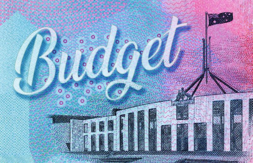 Budget with parliament house