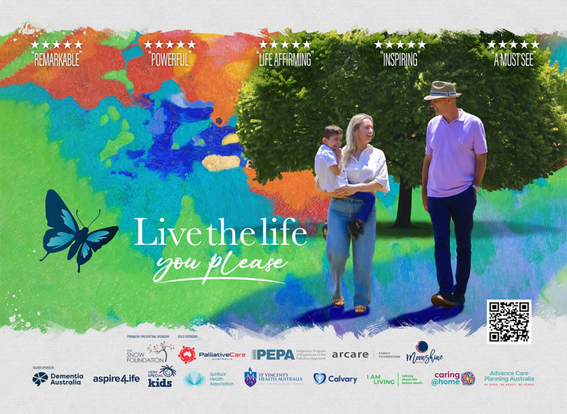 Live the Life you pelase promotional poster