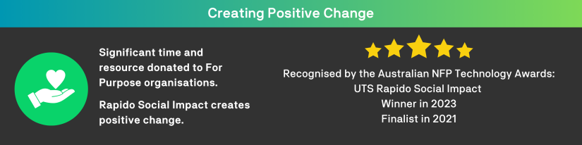 Creating positive change