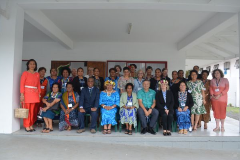 Workshop attendees in Raratonga, Cook Islands