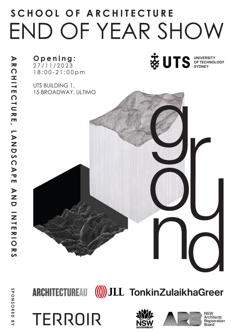 School of Architecture End of Year Show flyer