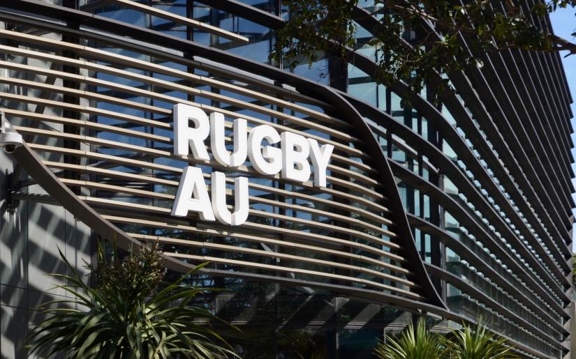 The facade of the Rugby Australia head office in Sydney, Picture: iStock