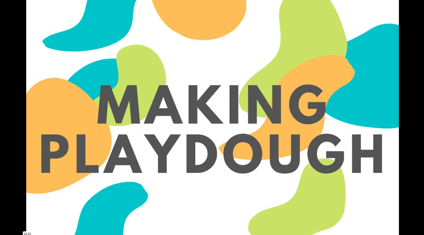 Making playdough