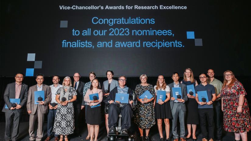 UTS Vice-Chancellor's Awards for Research Excellence: 2023 award recipients