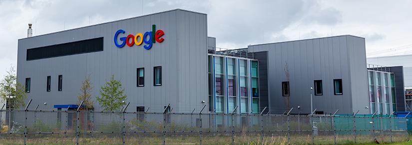 Adobe Stock image of a large Google data center in the Eemshaven near Delfzijl in north Groningen in the Netherlands.