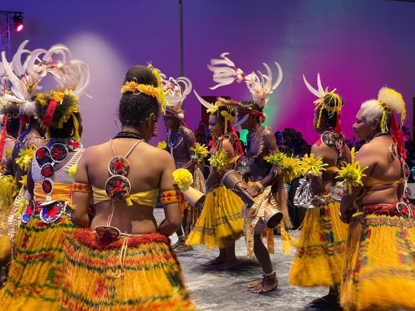 Traditional PNG cultural opening of SPNF