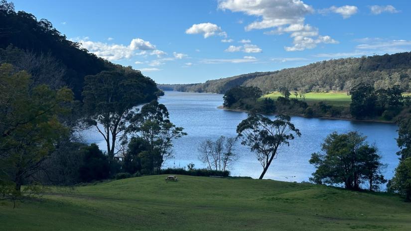 Bundanon river and riverbank