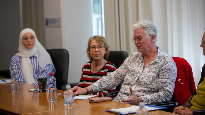 Group of people in a meeting room