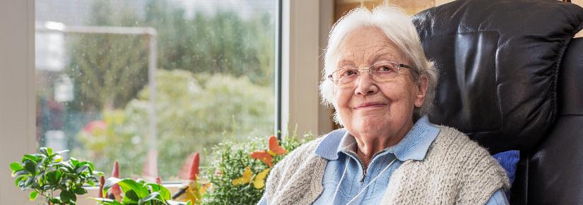 Woman in Aged Care home. Adobe Stock.