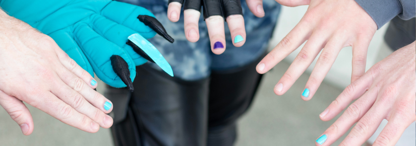 Image of painted nails for Polished Man