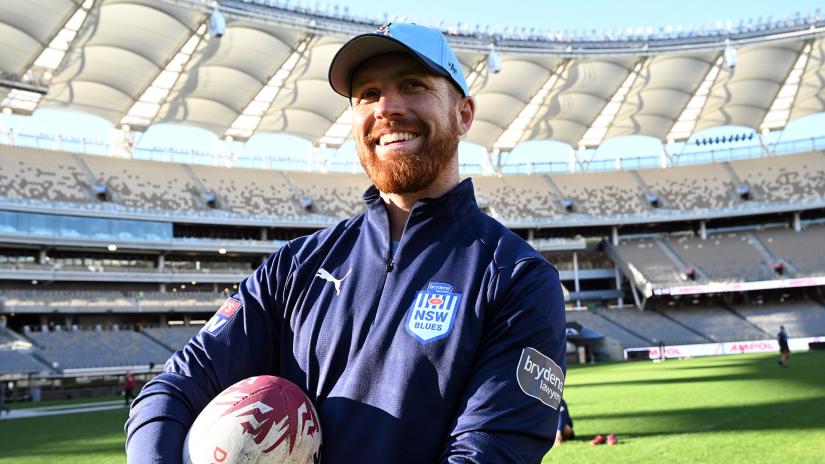 Tom Lovell worked with the NSW Blues across five State of Origin series 2019-2023