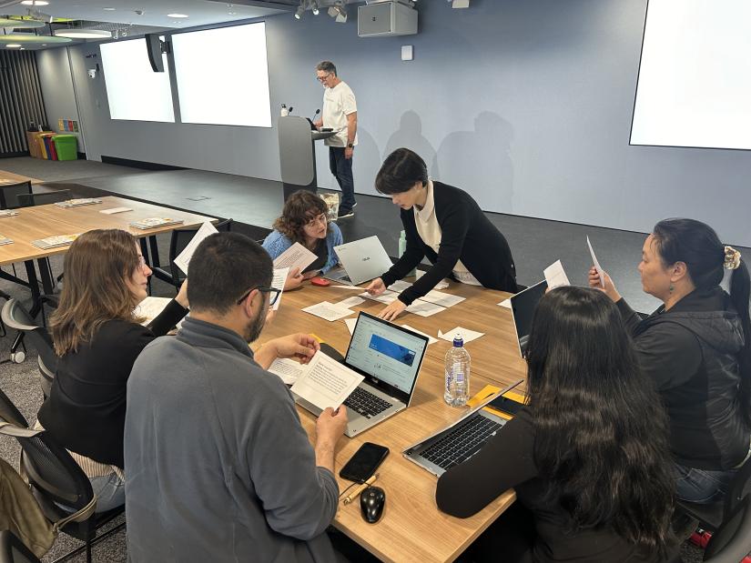 Students at Google training