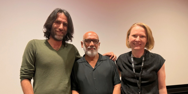 Behrouz Boochani, Simon V Kurian and Dr Sara Dehm