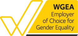 Endorsement logo for WGEA Employer of Choice for Gender Equality